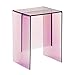 Kartell MAX-Beam Taburete, PMMA, Rosa, 27 x 33 x 47 cm