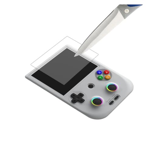 Protezioni per lo schermo per Anbernic RG406V Console Pellicola protettiva in vetro temperato antigraffio dello anteriore di durezza 9H Accessori anti-bolla