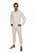 Produktbild Octave® Thermounterwäsche für Herren: Thermo-Ganzkörperanzug/Thermo-Onesie (L: Brustumfang: 40-42 Zoll, Weiß)