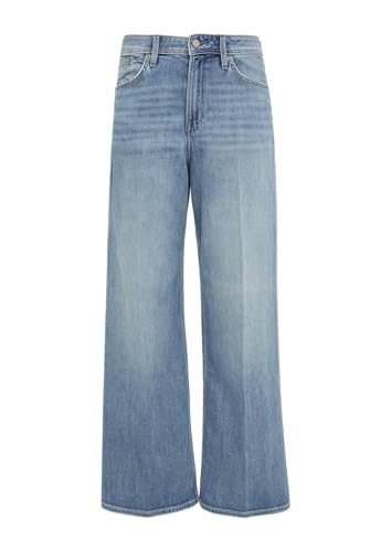 s.Oliver Damen Jeans Hose, Suri Wide Leg 2150417 Hellblau 38W / 30L