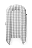 DockATot Grand Dock Hoes - afneembaar en machinewasbaar, nesten apart verkrijgbaar, voor kinderen van 9 tot 36 maanden - Stone Gingham