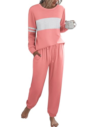 Ekouaer Womens Pajama Sets Long Sleeves 2 Pieces...