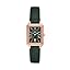 Green Leather/Rose Gold Green Leather/Rose Gold