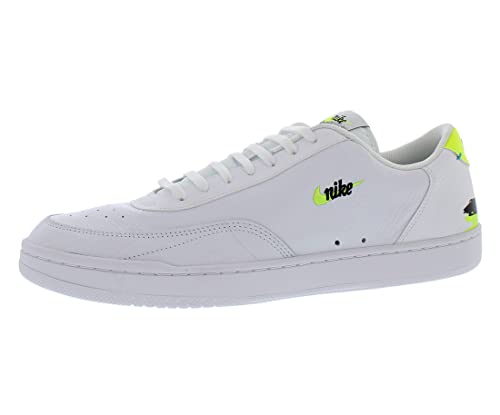Nike Court Vintage Prem Mens Shoes Size 13, Color: White/Volt/Black