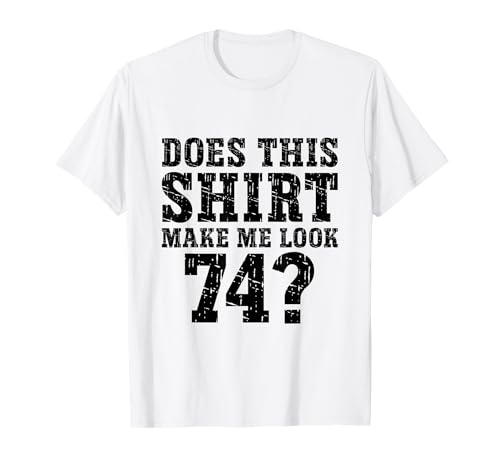 Vintage 74 Year Old Gifts 74th Birthday Decorations Men Tシャツ