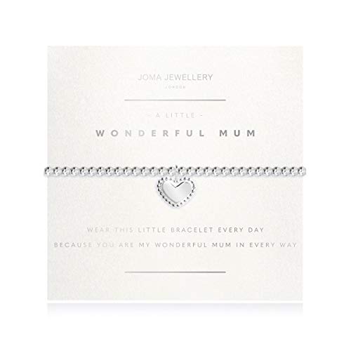 Maia Gifts Facetted A Little Wonderful Mum Charm - Pulsera