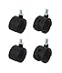 1616K2 Set mit 4 Zwillingsrollen 40 mm mit Gewindestift M10 2 ohne Bremsen