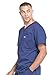 Cherokee Scrubs for Men V-Neck Top, Workwear Professionals Soft Stretch WW675, XL, Navy