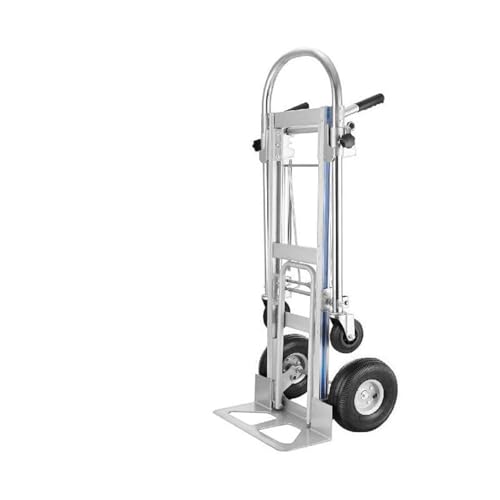 Carretilla plegable 3 en 1 con 4 ruedas resistente 1000 lbs miniatura 1
