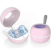 Zyntieu Upgraded Portable Pacifier Sanitizer, UV Light Sanitizer Box, 99.99% Cleaned in 3 Minutes...