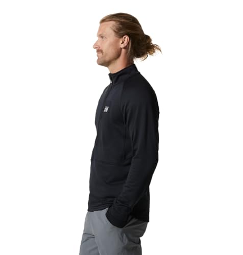 Image of Mountain Hardwear Men's Polartec Power Grid Half Zip Jacket | Stylish and Warm Jacket for All Outdoor Adventures