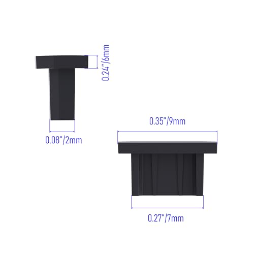 Image of 5 PCS Micro USB Port Anti-dust Plugs, Silicone Covers Caps Stoppers, Port Protector for PC Laptop Notebook Computers, Other Devices, 0.26 x 0.09 (LxW)
