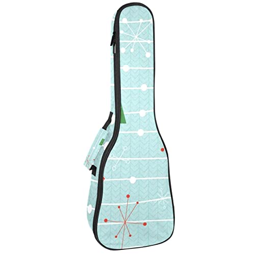 Sac pour ukulélé concert à rayures idéal pour voyager et jouer partout