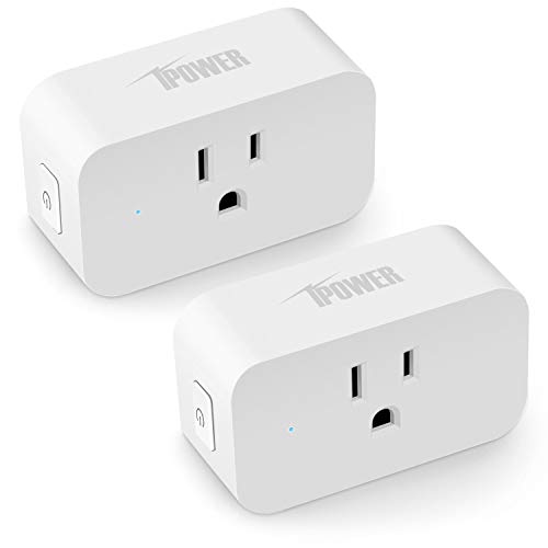 iPower Smart Plug Socket Homekit Mini Wifi Outlet Extender Switches Compatible with Alexa, Google Home & IFTTT for Voice Control, Timer Function, Remote Control, 2.4GHz Network, White iPower Smart Plug Socket Homekit Mini Wifi Outlet Extender Switches Compatible with Alexa, Google Home & IFTTT for Voice Control, Timer Function, Remote Control, 2.4GHz Network, White