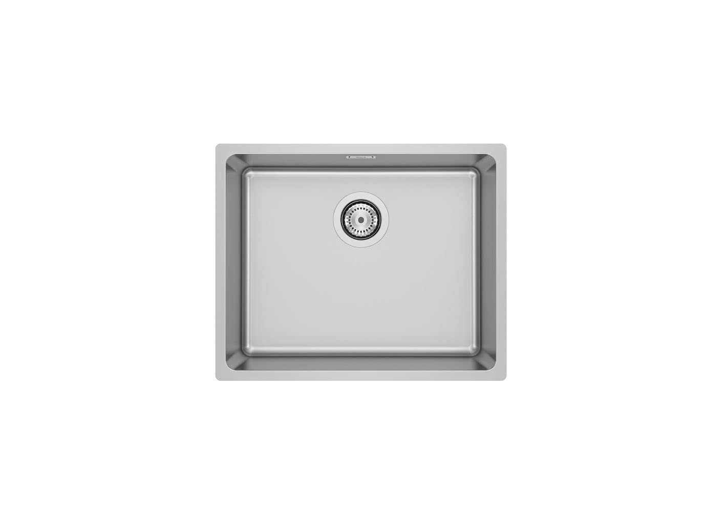 Roca Edelstahl-Spülbecken 1 Becken – 61x46 Cm, Für Unterbau Oder Aufsatzmontage