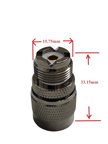 TW-NP-UHFJ Adaptador N Macho a UHF Hembra 3 unidades miniatura 2