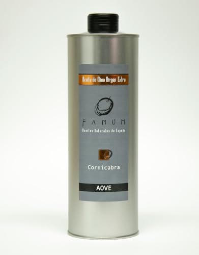 Aceite de Oliva Virgen Extra FANUM - LATA 1L - CORNICABRA- Sin Filtrar