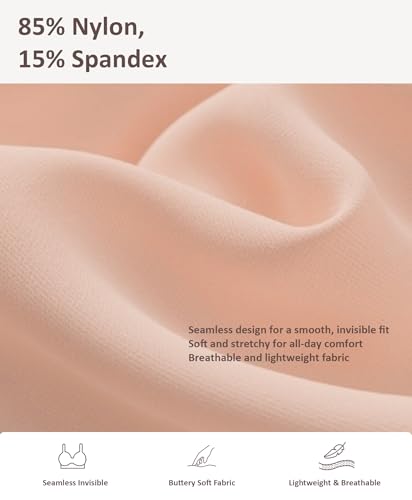 FeelinGirl Bralettes for Women with Support Comfortable Bras No Underwire Seamless Everyday Bras3