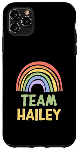 Happy Colorful Team Hailey Rainbow Pride Green Yellow X}zP[X iPhone 11 Pro Max p