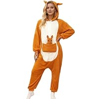 Générique Combinaison Femme Pyjama Famille Homme Chaud Grande Taille Déguisement Licorne Adulte Grenouillère Polaire Costume Cocooning Hiver Grenouillere avec Pieds De Ski