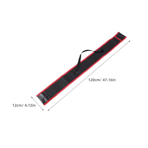 Bolsa de tela oxford negra multiusos para guardar palos de wushu y esgrima 2