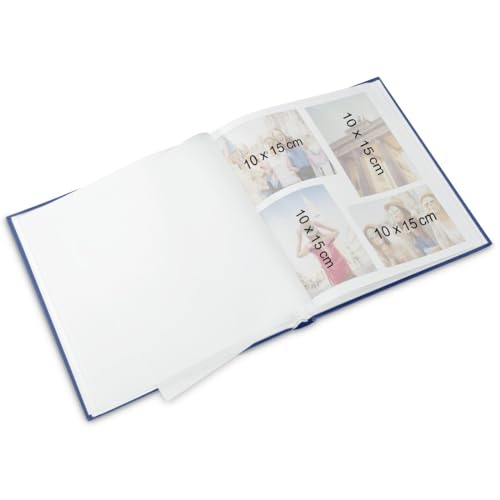 Hama Babyalbum Baby Feel (Fotoalbum mit 60 Seiten für 300 Fotos, Fotobuch für Kinderfotos, Album Format 29 x 32 cm) Sand – Ansicht 2