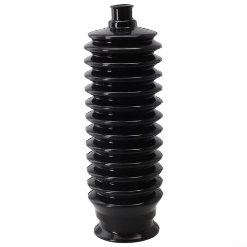 Honseadek Kit de fuelle de piñón de dirección de silicona, hecho de silicona y metal, color negro para protección del engranaje de dirección del coche