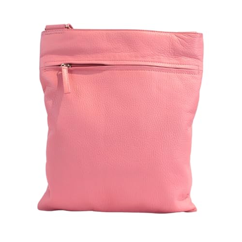 Le Sabbi - 30338mpk, Bolsos bandolera Mujer, Rosa (Matt Pink), 2.5x31x27 cm (W x H L)