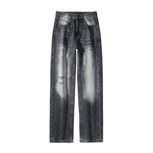 Jeans Pants Trouser Denim Spring and Autumn Upgraded Loose Classic Men's Casual Retro Wide Leg - Main Image