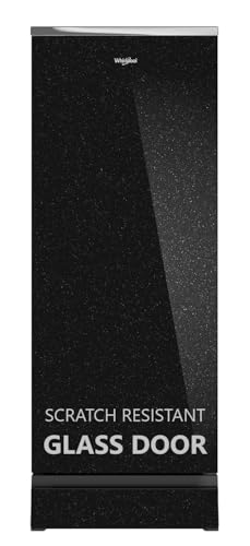 Image of Whirlpool 207 L 5 Star Icemagic Pro Inverter Glass Door Direct-Cool Single Door Refrigerator (230 IMPRO GD ROY 5S Inv CRYSTAL BLACK, Base Stand with Drawer)