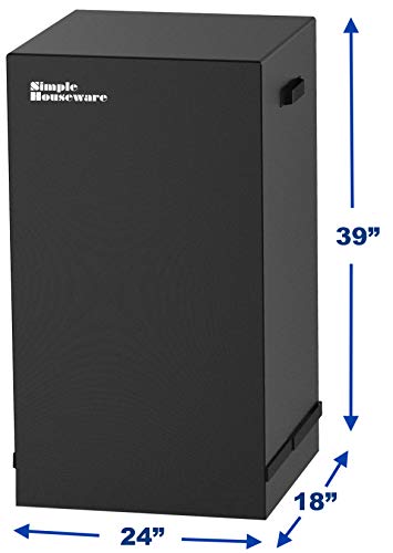 Simple Houseware 40-Inch Heavy Duty Waterproof Square Electric Smoker Grill Cover, Weather-Resistant Polyester #TOP3