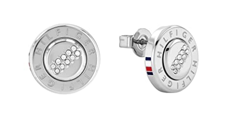 Tommy Hilfiger Jewelry Ohrstecker für Damen aus Edelstahl mit Kristallen -...