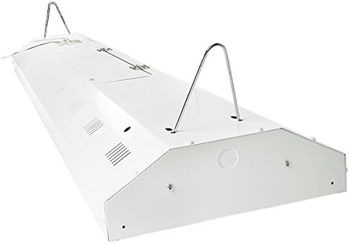 6 Bulb Lamp T8 High Bay Fluorescent Lighting Fixture - T8 32W Bulbs Included - 120-277V - UL Listed - Commercial Grade
