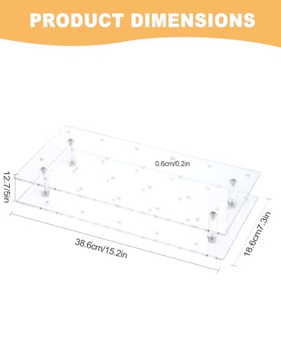 Soporte para tartas acrílico con 22 agujeros, precio reducido a $10.99 - Image 2