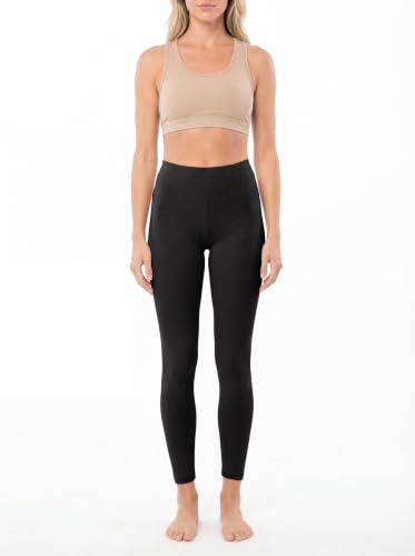 Image of Sexy Basics Womens Ultra Soft Cotton Stretch Full Length Footless Leggings Skinny Pant Tights | Multi Packs & Colors