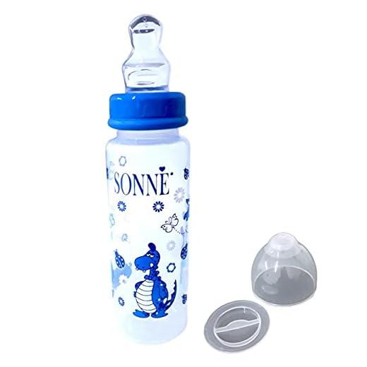 Sonne Mamadeira Super Higiênica 240 Ml Bico Anatômico Azul 240 Ml