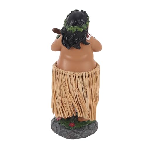 Gutol Hawaiian Dance Figure Dashboard Ornaments, Hawaii Hula Girl Posing, Hawaiian Dashboard Doll, Hula Dancer Figurine Decoration for Car - Image 5