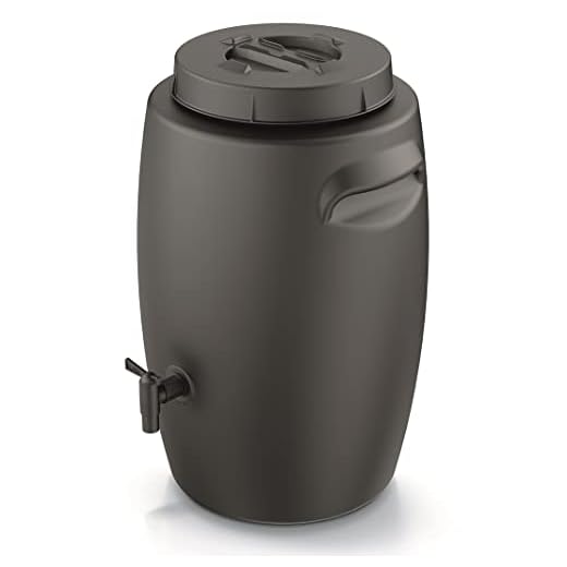 Euflor Blühwunder 1 kg Eimer • sorgt für reiche Blütenfülle und gesunde grüne Blätter • NPK-Dünger 15+10+15 mit 2% MgO + Eisen und Spurennährstoffen • Spezialdünger 13 Komposteimer 55L Bio Mülleimer Komposter mit Deckel Einsatz Filter Ablasshahn großer Biomülleimer zur Herstellung von Dünger Küchenkomposter Garteneimer Regensammler Schwarz