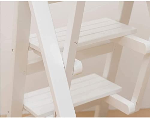 Fleur stand ménage multifonction en bois convertible 3 marches - 8
