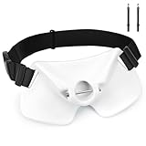 SAN LIKE Fishing Belt Rod Holder Adjustable Fishing Fighting Waist Belt with EVA Padded Great Plastic Material Fighting Belt (White)