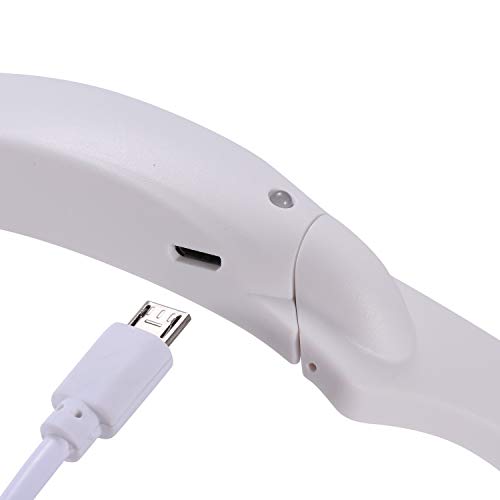 Lupa de cabeça YOCTOSUN com 5 luzes de LED, recarregável, mãos livres, lupa com 5 lentes intercambiá