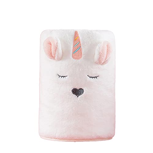 Serviette de bain rose brodée pour une sortie de douche cocooning - 2