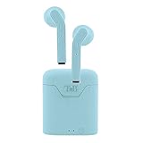 Feat T'nB - Auriculares inalámbricos con Cable, Color Azul Pastel