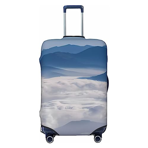 Housse de protection anti-poussière zippée pour valise DEHIWI paysage Noir L
