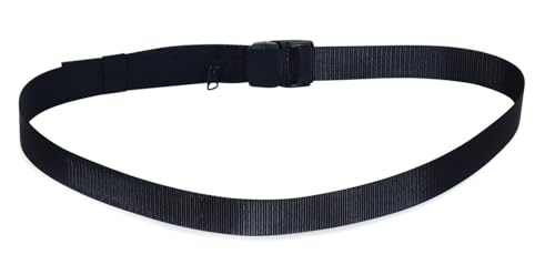 Tatonka Geldgürtel Travel Waistbelt Reisezubehör, Black, 130 x 3 cm, Schwarz