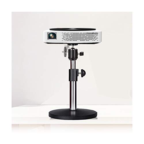 Soporte de proyector ajustable en altura para videocámara con base estable multifuncional