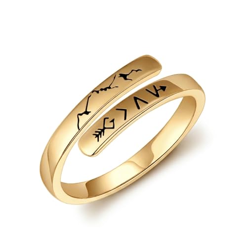 qielizhu �}�E���e�������O 925�X�^�[�����O�V���o�[ God is Greater than the Highs and Lows Ring Faith�����O �����p �}�} �X�g�[���[�e���[ �W���G���[, �X�^�[�����O�V���o�[, �W�F���X�g�[����