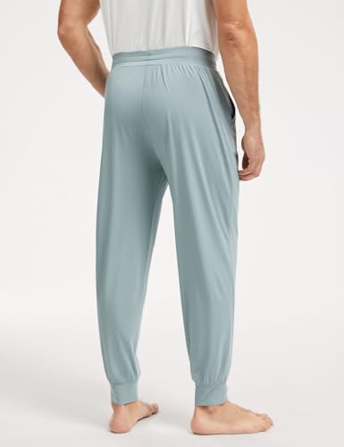 GYS Men's Pajama Pants Bamboo Viscose Soft Joggers Sleep Bottoms with Drawstring and Pockets4