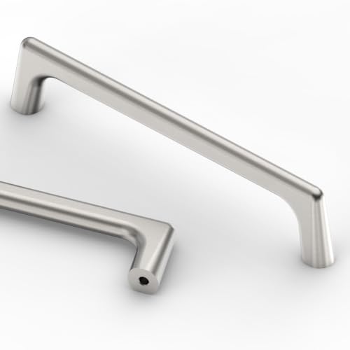 Image of Asidrama 6 Pack 6.3 Inch(160mm) Brushed Satin Nickel Cabinet Pulls Cabinet Handles Cupboard Handles Kitchen Cabinet Hardware for Cupboard Drawer Pulls