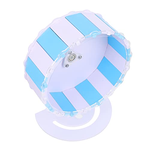 ifundom 1Set Hamster Running Wheel with Stand Exercise Wheel for Small Pets Like Hamsters Mice Gerbils Non Slip Easy to Pet Plaything for Endless Fun